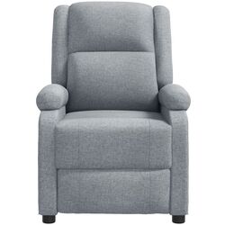 Fotoliu de masaj VidaXL 348447 (Light Grey) Thumb