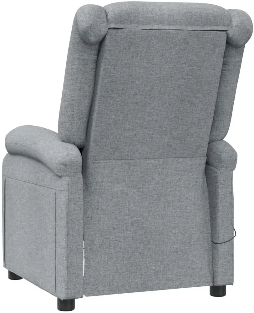 Fotoliu de masaj VidaXL 348447 (Light Grey) - 5