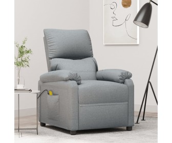 Массажное кресло VidaXL 348469 (Light Grey)