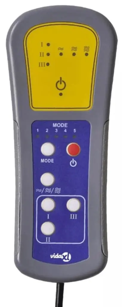 Fotoliu de masaj VidaXL 348469 (Light Grey)