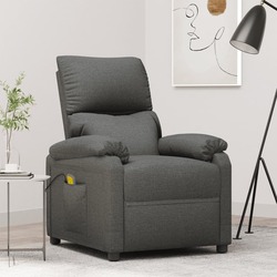 Fotoliu de masaj VidaXL 348470 (Dark Grey)