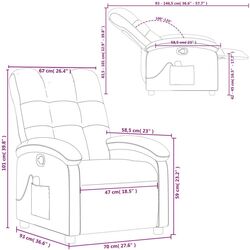 Fotoliu de masaj VidaXL 371740 (Dark Grey) Thumb