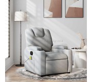 Массажное кресло VidaXL 372377 (Light Grey)