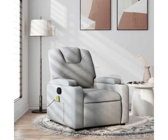 Массажное кресло VidaXL 372377 (Light Grey)