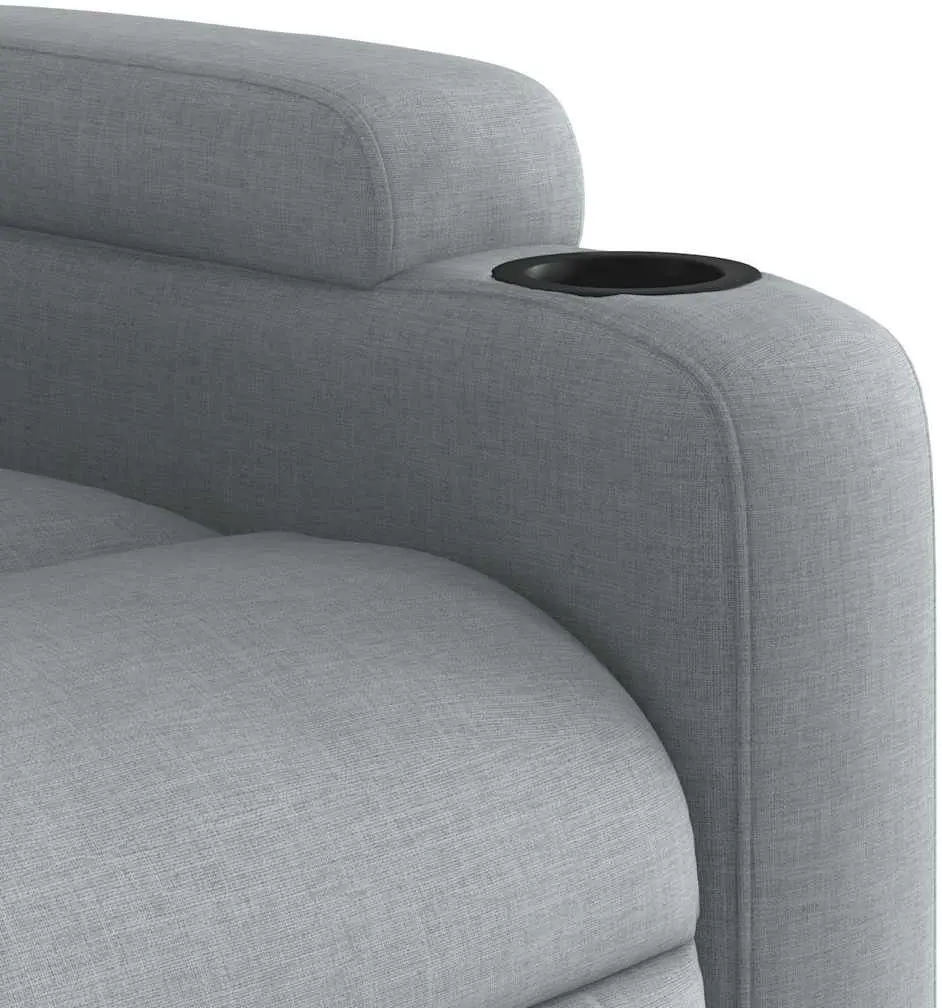 Fotoliu de masaj VidaXL 372377 (Light Grey)