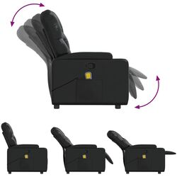 Массажное кресло VidaXL 372510 (Black) Thumb