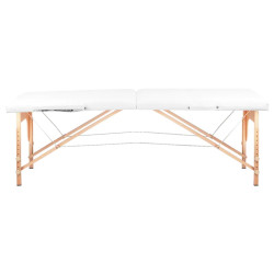 Masa pentru masaj ActivFizjo 126965 (White/Wood) Thumb