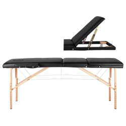 Массажный стол ActivFizjo 132194 (Black/Wood) Thumb