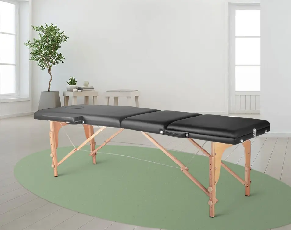 Массажный стол ActivFizjo 132194 (Black/Wood)