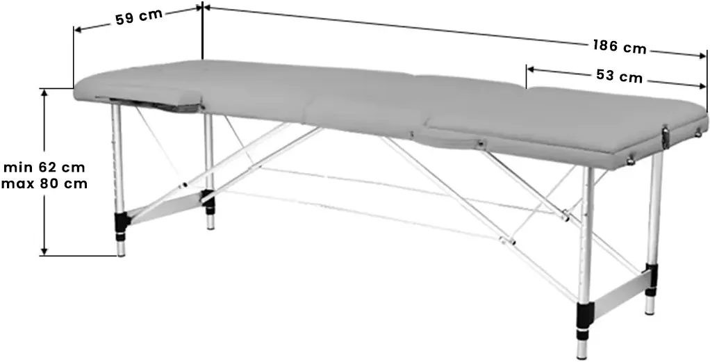 Массажный стол ActivFizjo Comfort 130791 (Grey) - 8