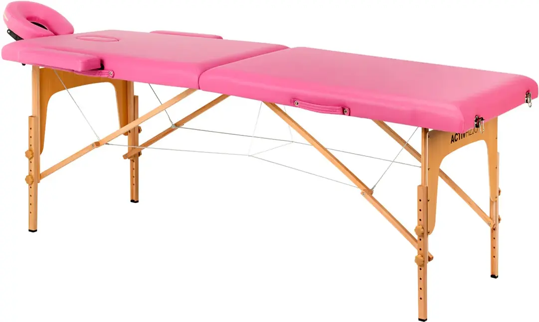 Массажный стол ActivFizjo Comfort 147199 (Pink/Wood)