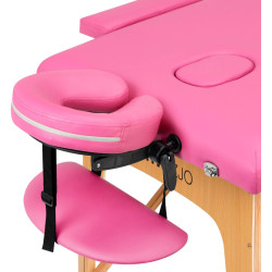 Массажный стол ActivFizjo Comfort 147199 (Pink/Wood) Thumb