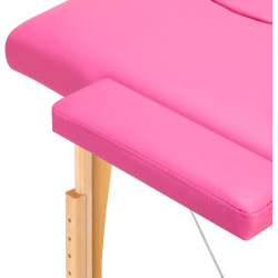 Массажный стол ActivFizjo Comfort 147199 (Pink/Wood) Thumb