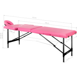 Массажный стол ActivFizjo Comfort 147200 (Pink/Black) Thumb