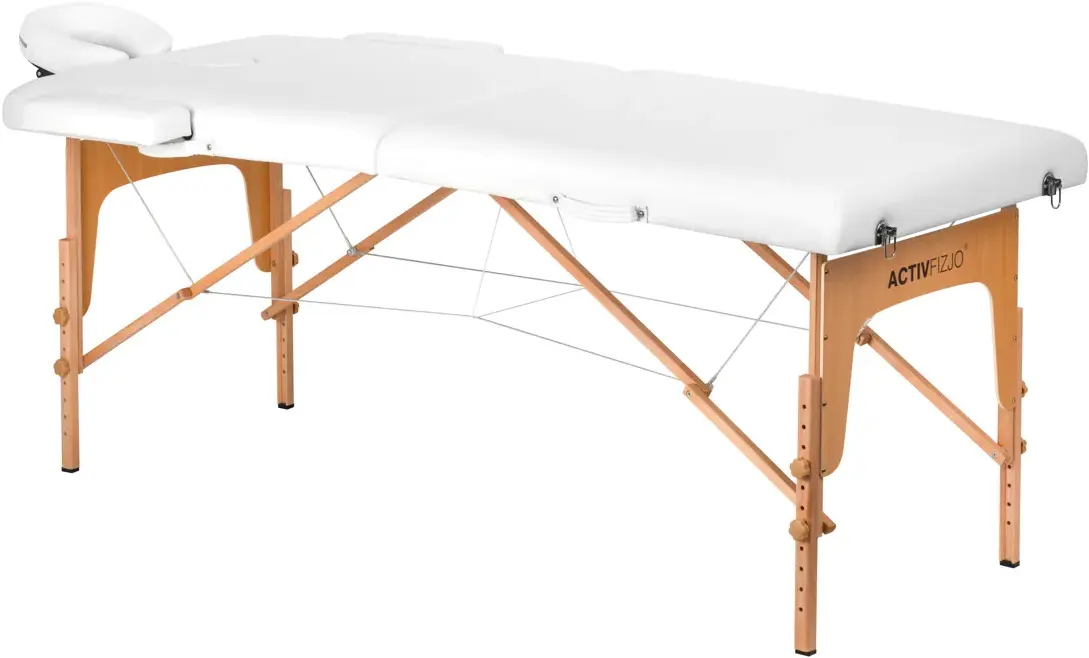 Masa pentru masaj ActivFizjo Lux 144002 (White/Wood) - 2