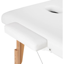 Masa pentru masaj ActivFizjo Lux 144002 (White/Wood) Thumb