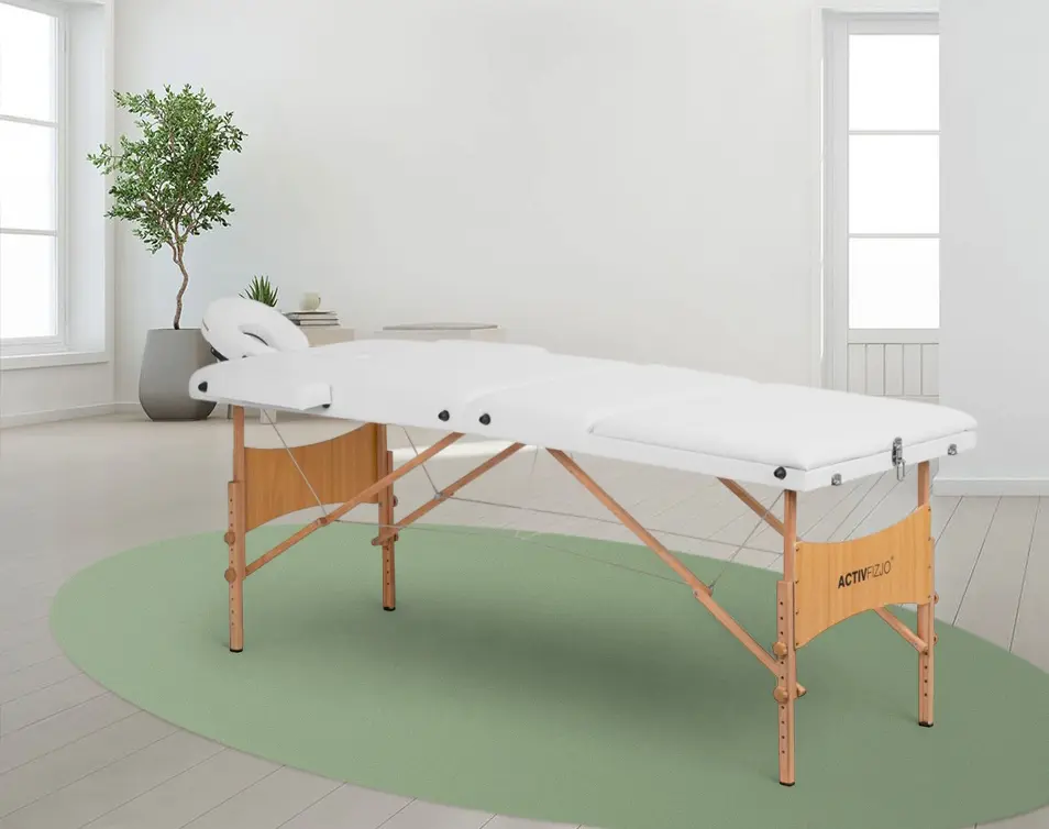 Массажный стол ActivFizjo Lux 144004 (White/Wood)