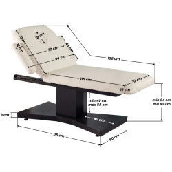 Массажный стол Azzurro 805 109092 (Latte/Venge) Thumb