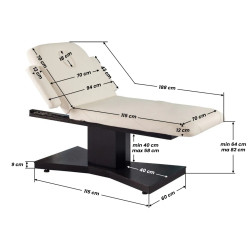 Массажный стол Azzurro 805 123999 (Wenge/Latte) Thumb