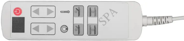 Массажный стол Azzurro 815B 125600 (Light Grey/Grey)