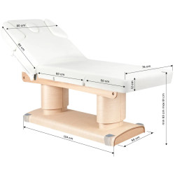 Masa pentru masaj Azzurro 838 123557 (White/Beige) Thumb