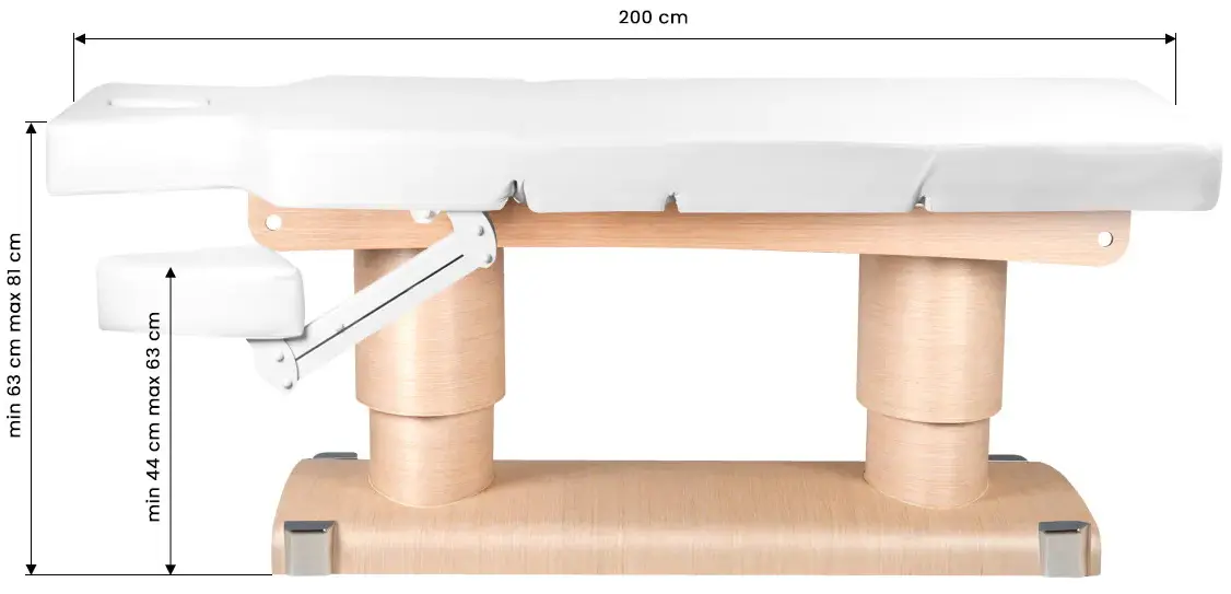 Masa pentru masaj Azzurro 838 123557 (White/Beige)