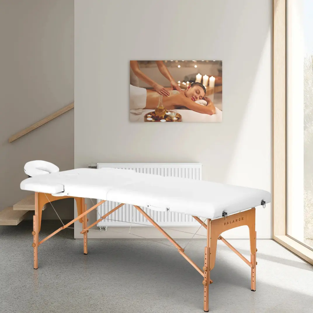 Masa pentru masaj Balance 2 Segment 155272 (White/Natural)