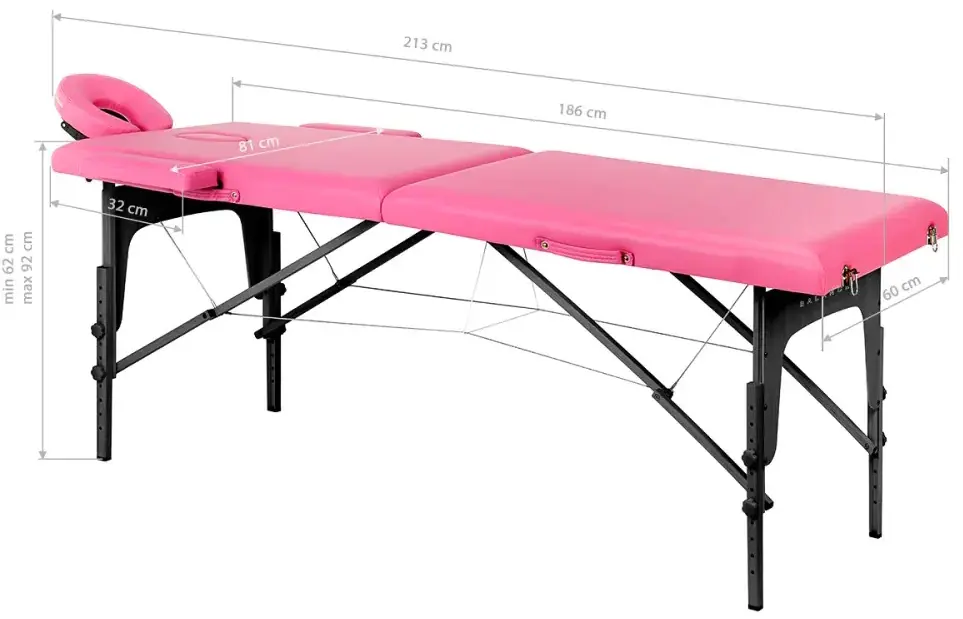 Массажный стол Balance 2 Segment 155283 (Pink/Black)