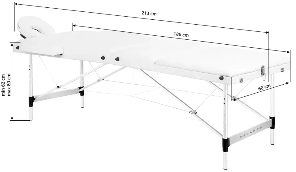Массажный стол Balance 3 Segment 155274 (White)
