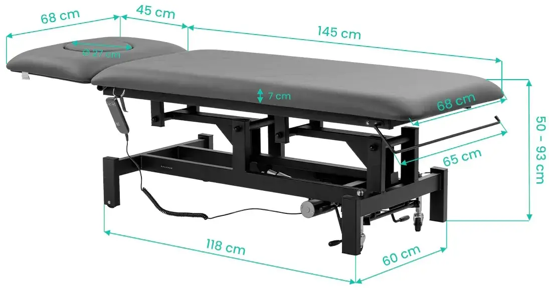 Массажный стол Balance Eso 2 155370 (Grey/Black) - 2