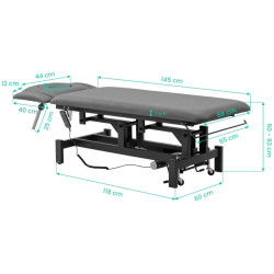 Массажный стол Balance Eso 4 155372 (Grey/Black) Thumb