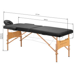 Массажный стол Balance Lux 2 Segment 155278 (Black/Natural) Thumb