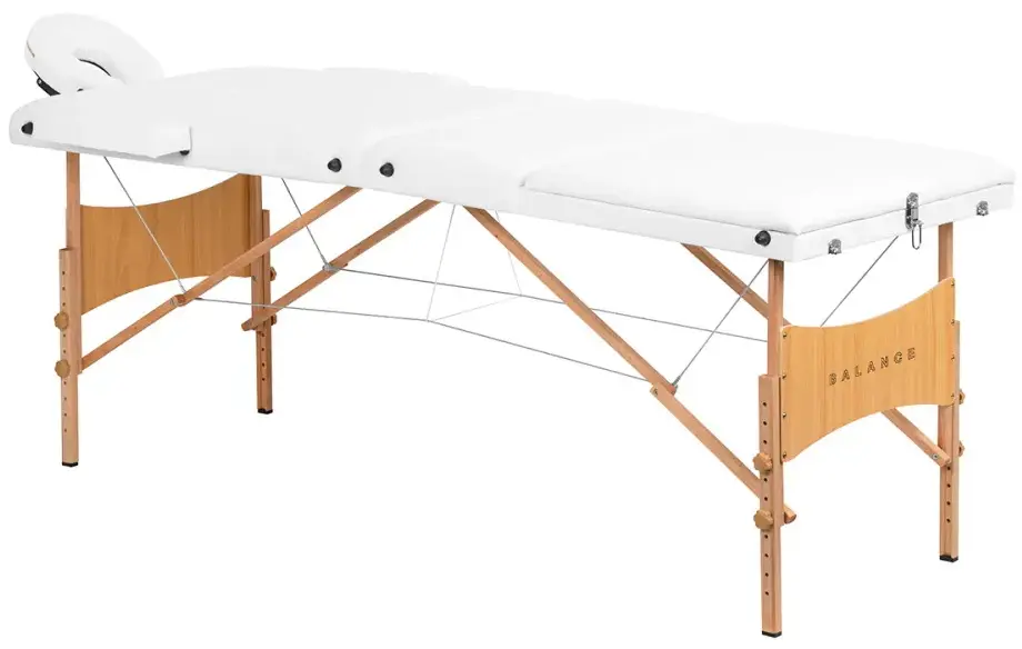 Masa pentru masaj Balance Lux 3 Segment 155281 (White/Natural)