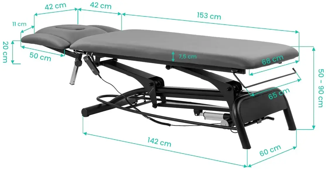 Массажный стол Balance Novus 4 155374 (Grey/Black) - 2