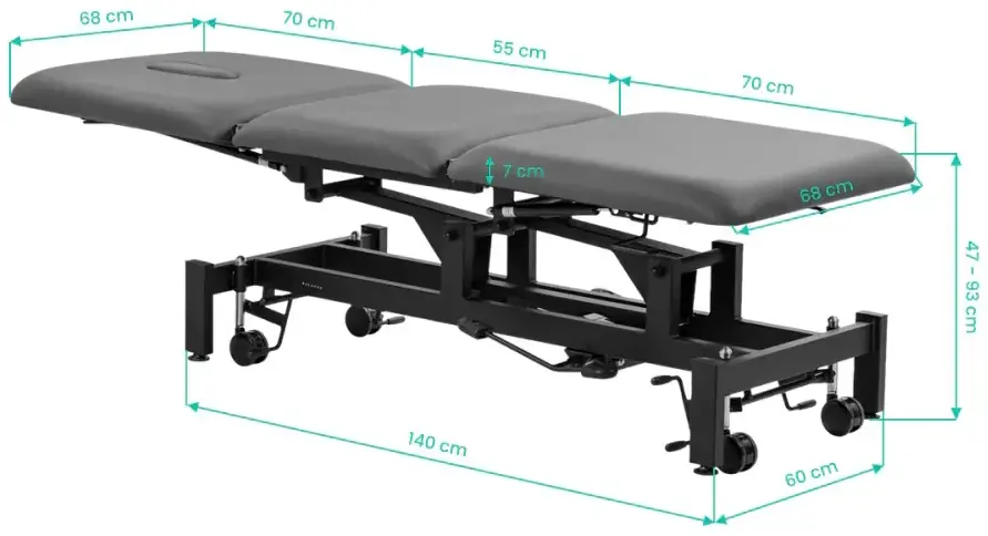 Массажный стол Balance Solidum 3 155368 (Grey/Black) - 3