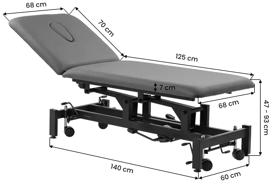 Массажный стол Balance Solidum 5 155375 (Grey/Black) - 2