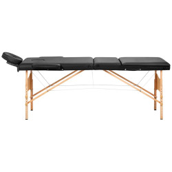 Masă de masaj pliabilă Balance 3 Segment 155277 (Black/Natural) Thumb