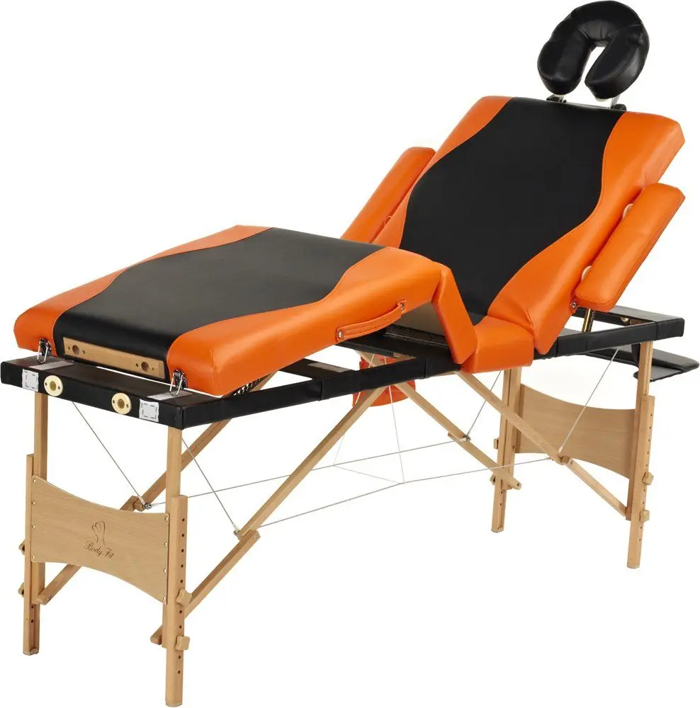 Массажный стол Body-Fit 1045 (Black/Orange)