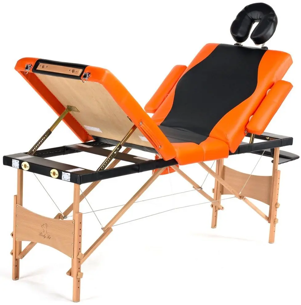 Массажный стол Body-Fit 1045 (Black/Orange)