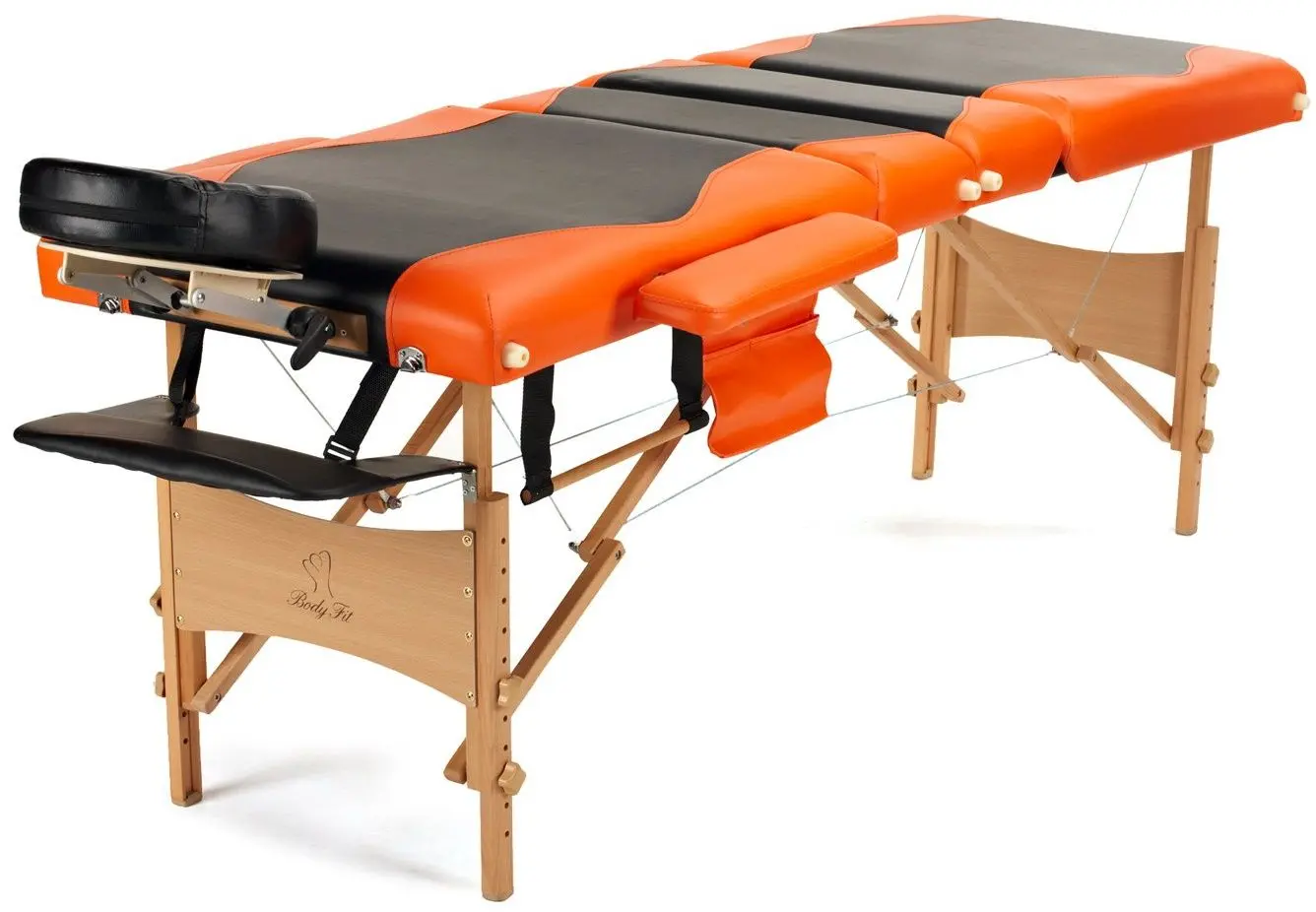 Массажный стол Body-Fit 1045 (Black/Orange)