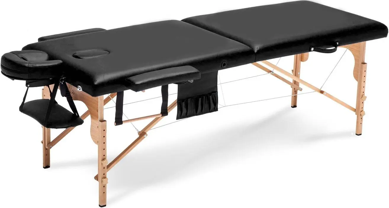 Массажный стол Body-Fit 4087 XXL (Wood/Black)