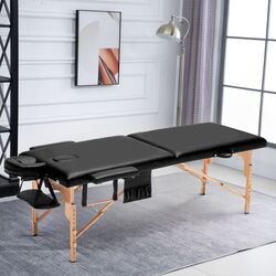 Masa pentru masaj Body-Fit 4087 XXL (Wood/Black)