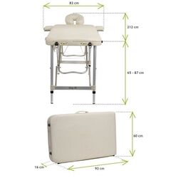 Массажный стол Body-Fit 468 (White) Thumb