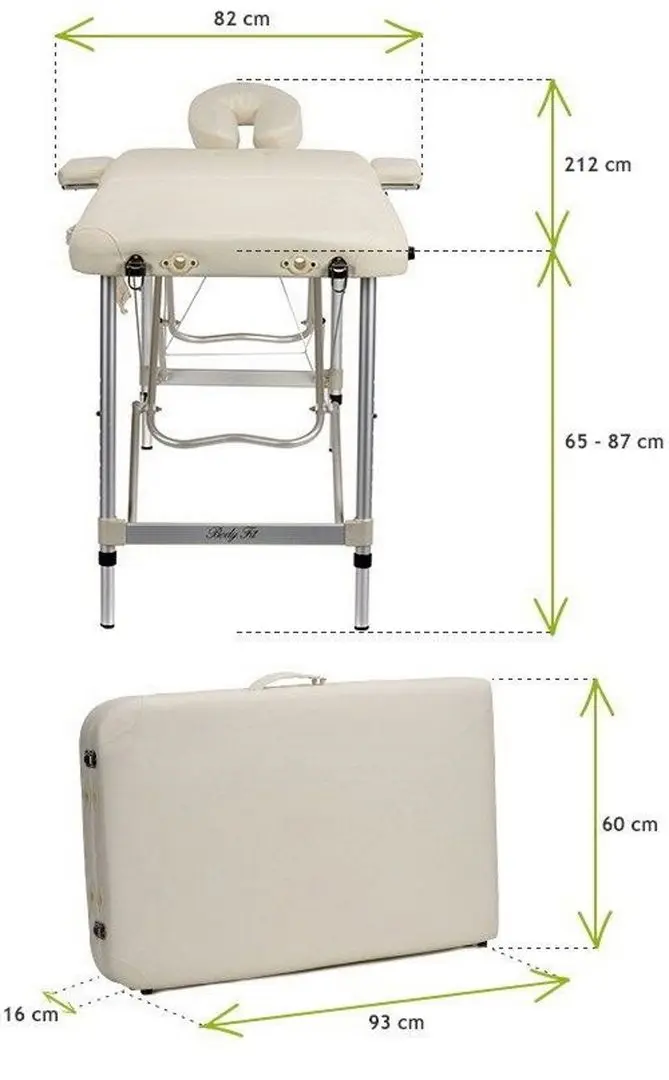 Массажный стол Body-Fit 468 (White) - 2