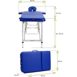 Masa pentru masaj Body-Fit 598 (Blue) Thumb