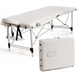 Массажный стол Costway HB87019WH (White) Thumb