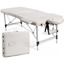 Массажный стол Costway HB87019WH (White) Thumb