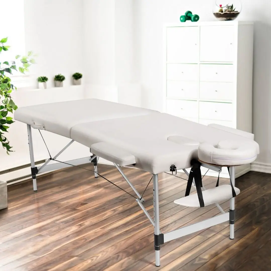 Массажный стол Costway HB87019WH (White)