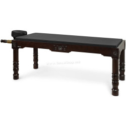 Массажный стол Fabulo Abhyanga (Black/Dark Walnut)