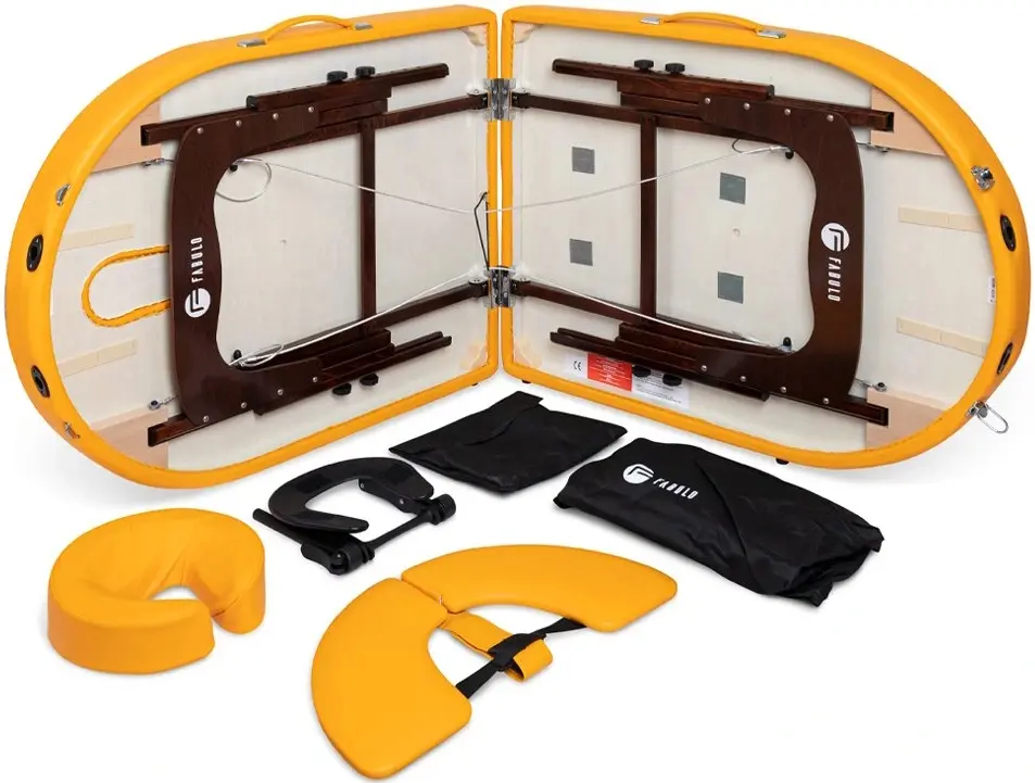Masa pentru masaj Fabulo Diablo Oval Set (Yellow) - 11